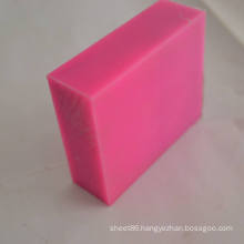 Pink Corrosion Resistance PE Plastic Sheet / Board